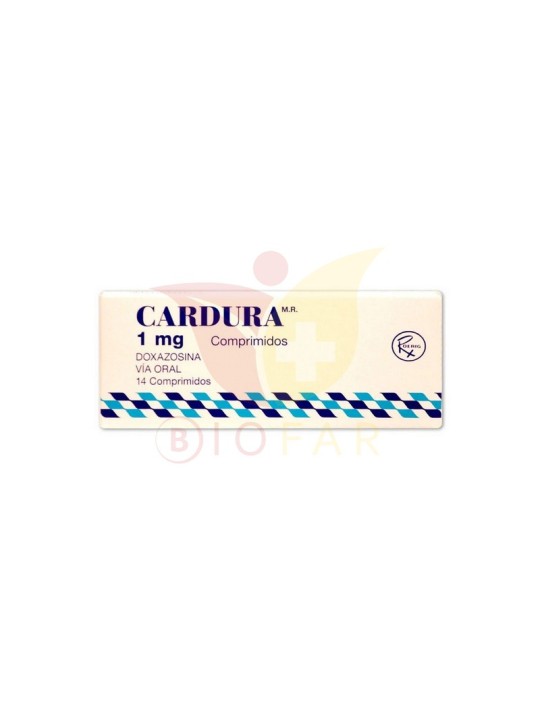 CARDURA 1 MG X 14 COM