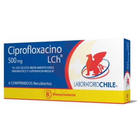 CIPROFLOXACINO  500mg X6COM.