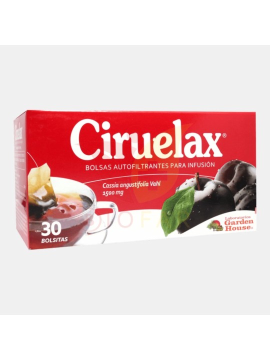 CIRUELAX BOLSAS PARA INFUSIÓN X 30 BOLSAS