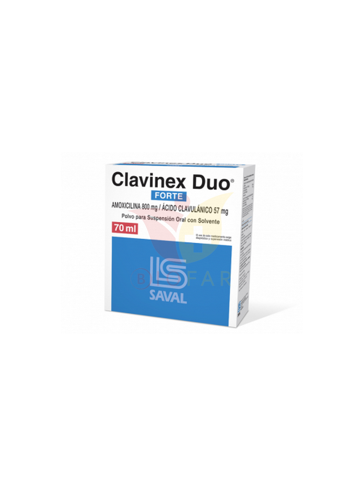 CLAVINEX DUO 400/57 X 70 ML