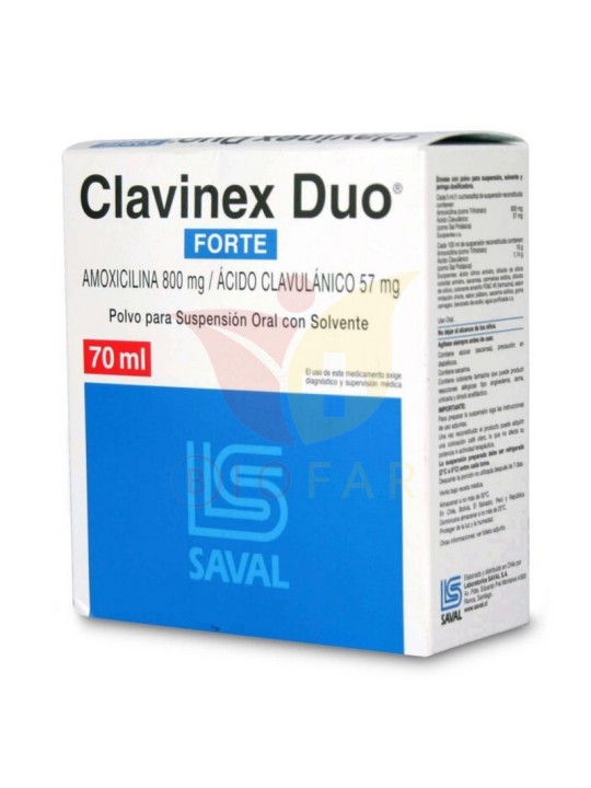 CLAVINEX DUO FORTE 800/57 X 70 ML