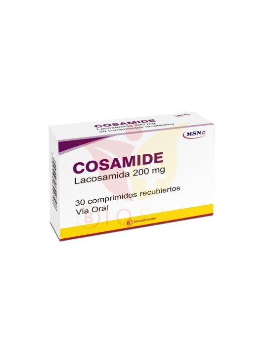 COSAMIDE 200 MG X 30 COM REC