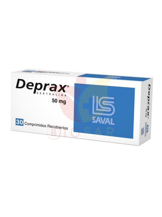 DEPRAX 50MG X 30 COM REC