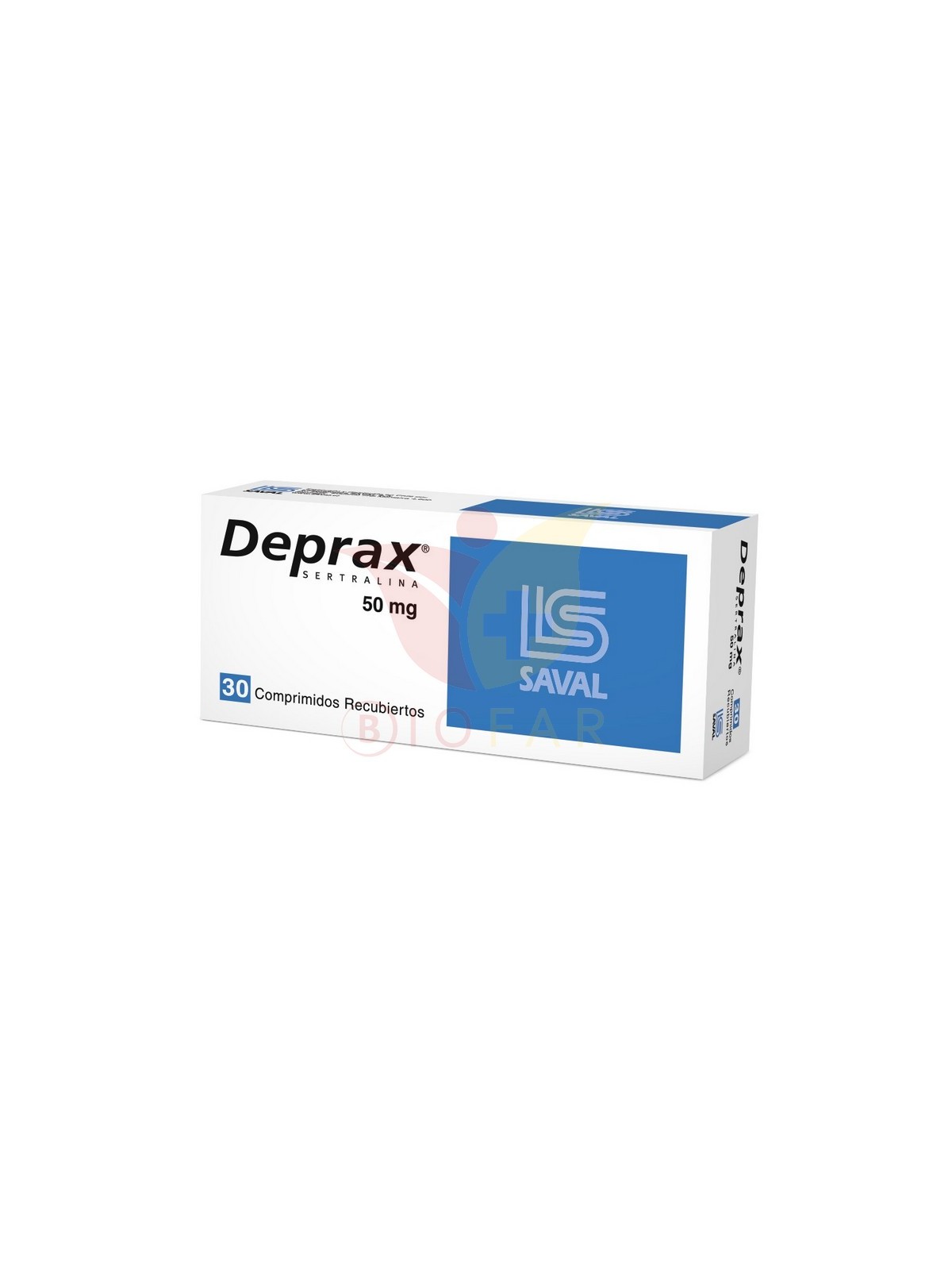 DEPRAX 50MG X 30 COM REC