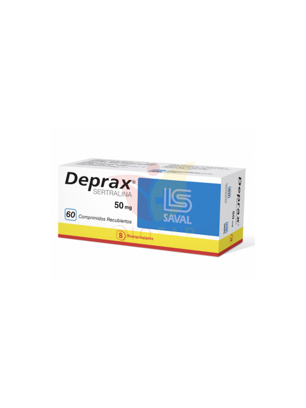 DEPRAX 50MG X 60 COM REC