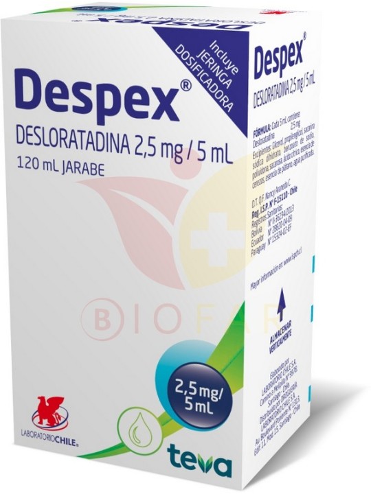 DESPEX 2,5 MG/5 ML JARABE X 120 ML