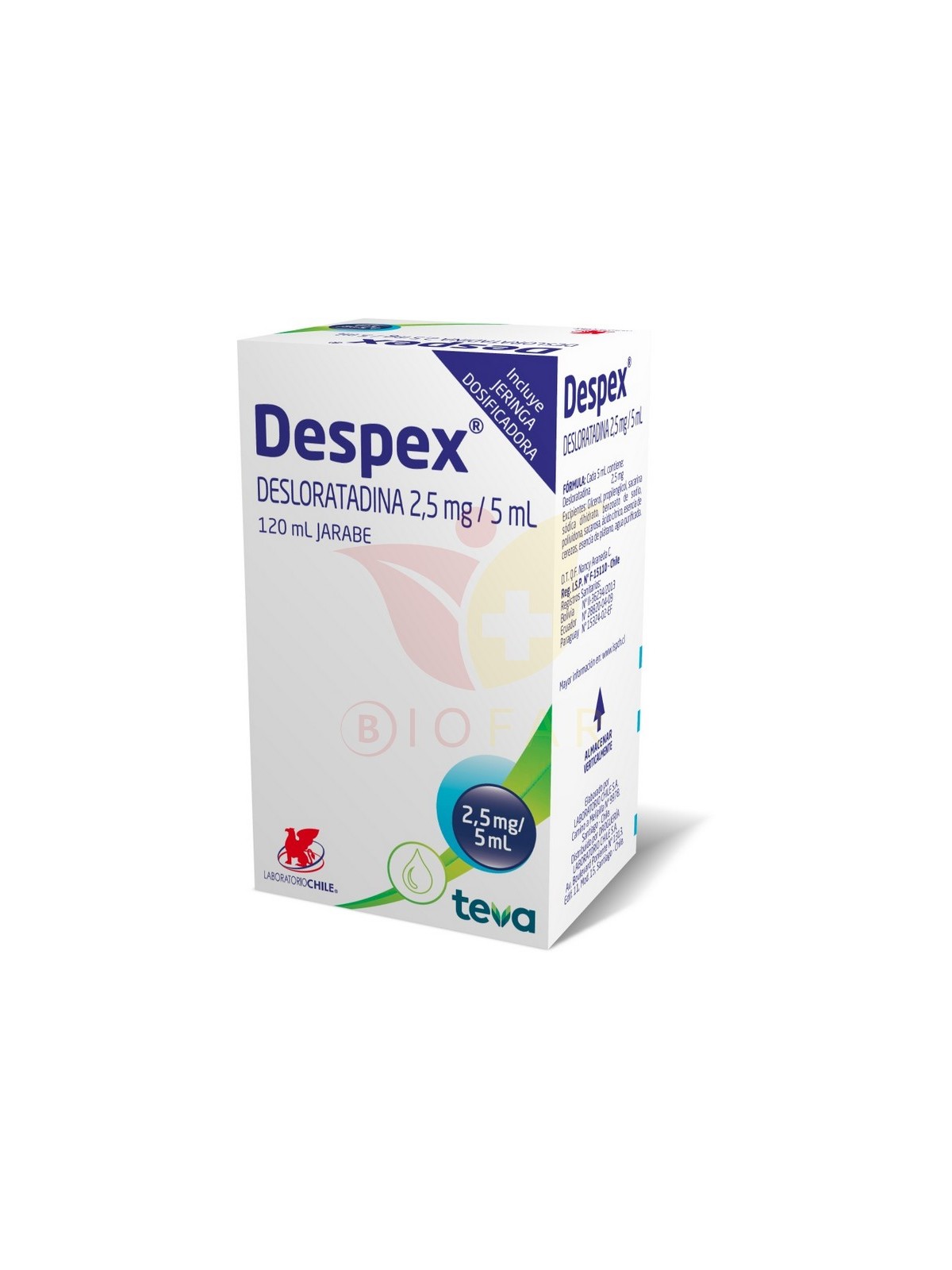 DESPEX 2,5 MG/5 ML JARABE X 120 ML