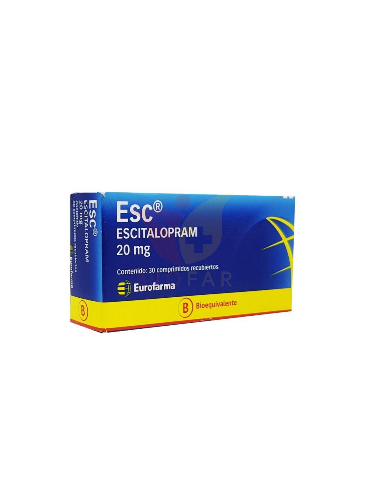 Escitalopram 20 mg X 30 COM 