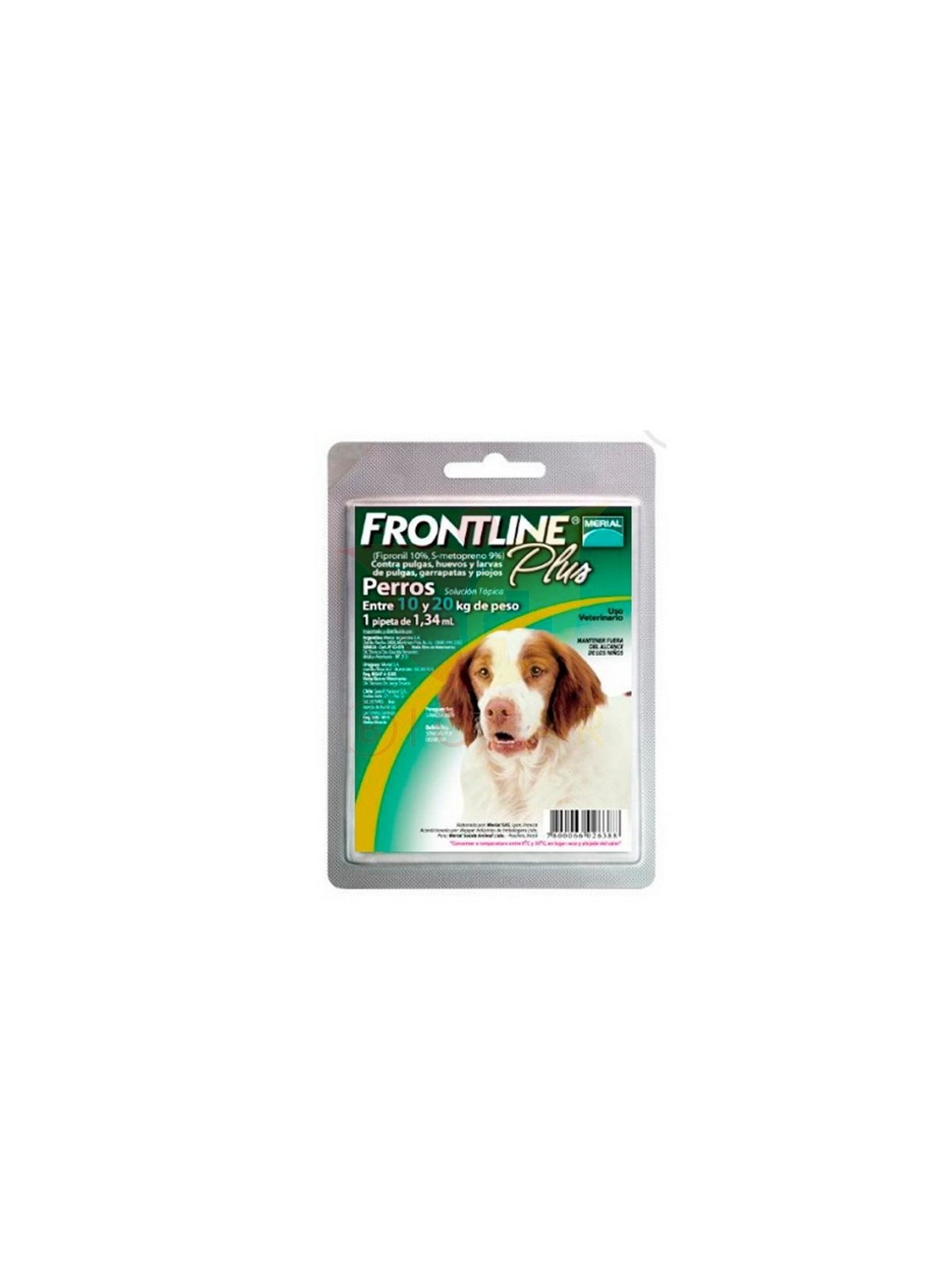 FRONTLINE PLUS PERRO 10 -20 KG X 1 PIPETA