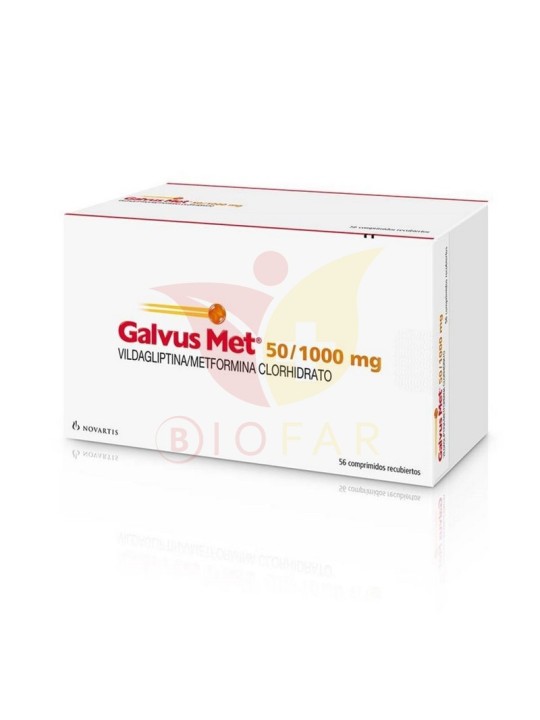 GALVUS 50/1000 MG X 56 COM