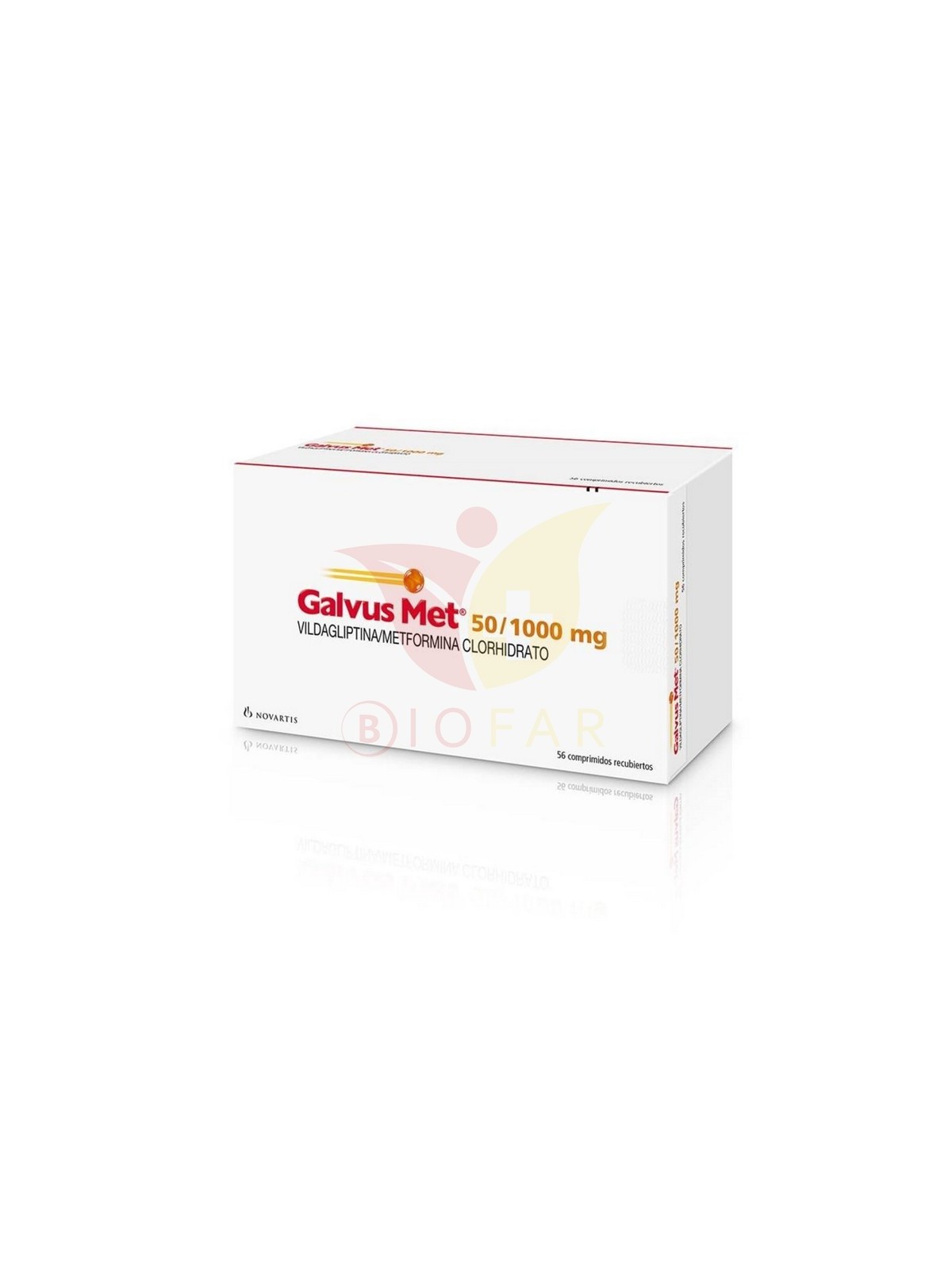 GALVUS 50/1000 MG X 56 COM