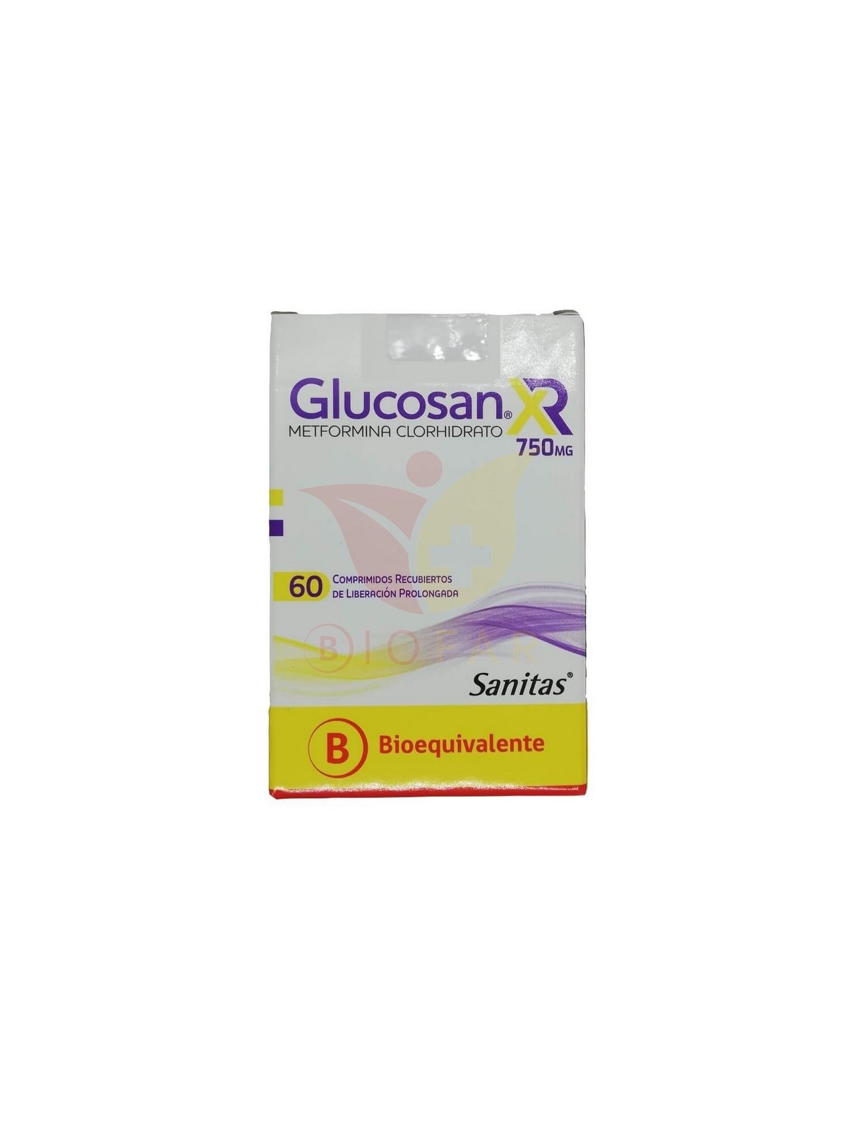 GLUCOSAN 750 XR X 60 COM.PROL.