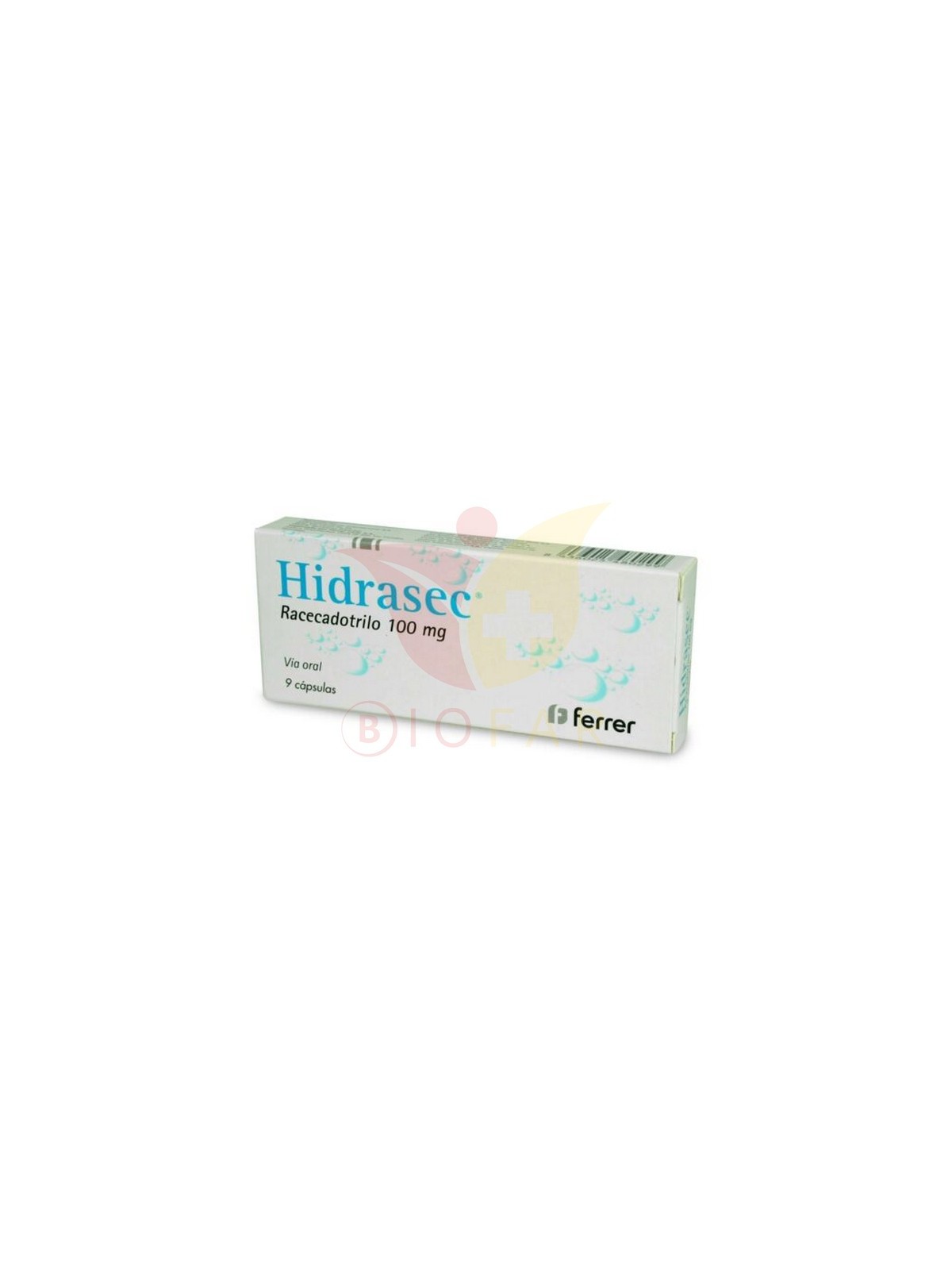 HIDRASEC 100MG X 9 CAP.