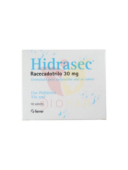 HIDRASEC 30MG X 18 SOBRE