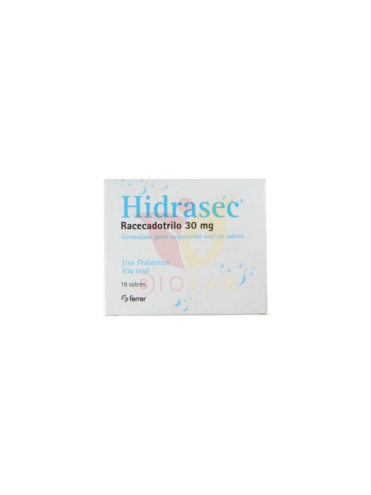 HIDRASEC 30MG X 18 SOBRE