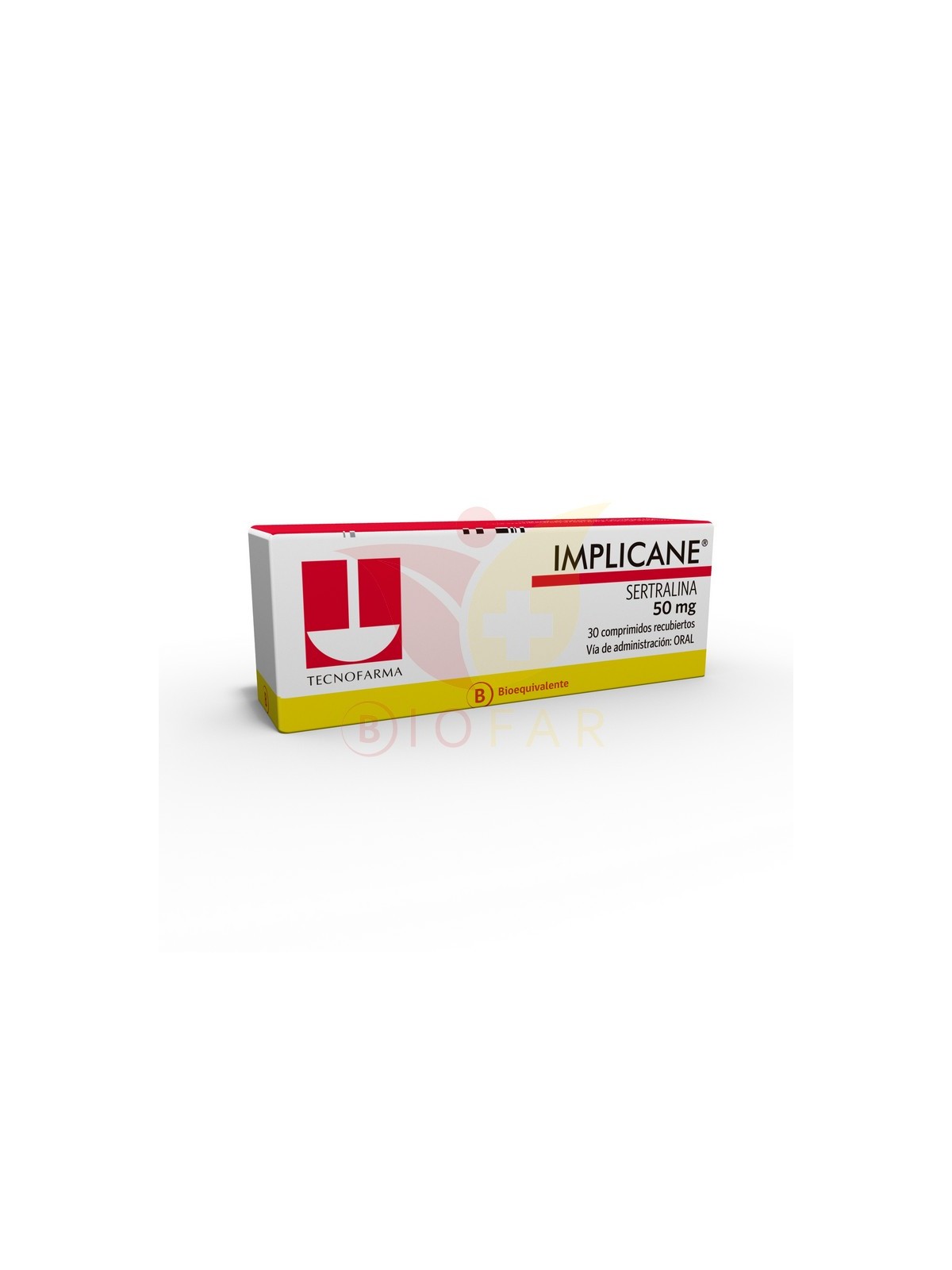 IMPLICANE 50MG X 30 COM REC