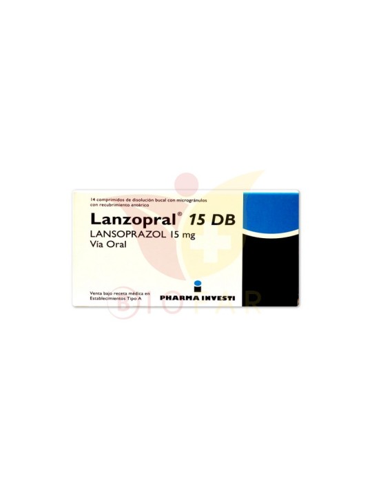 LANZOPRAL DB 15MG X 14 COM