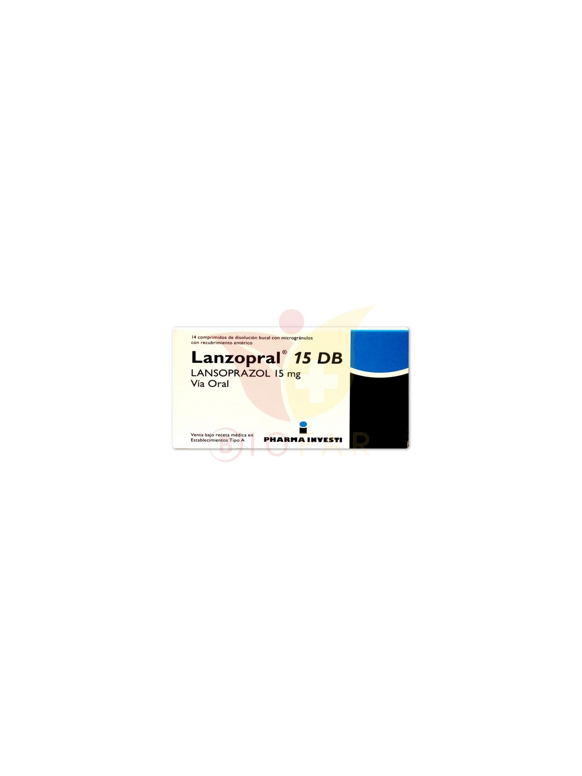 LANZOPRAL DB 15MG X 14 COM