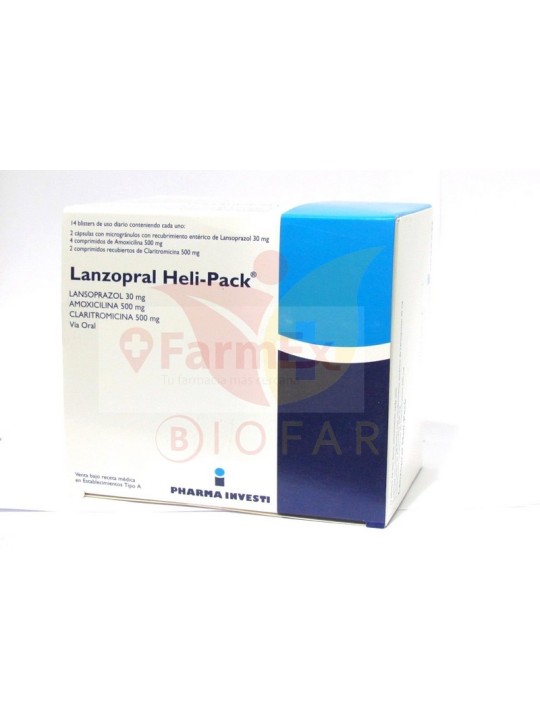 LANZOPRAL HELI-PACK 14 BLISTER