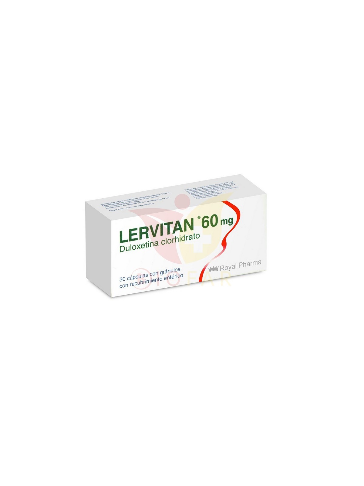 LERVITAN   60mg X 30 COM REC