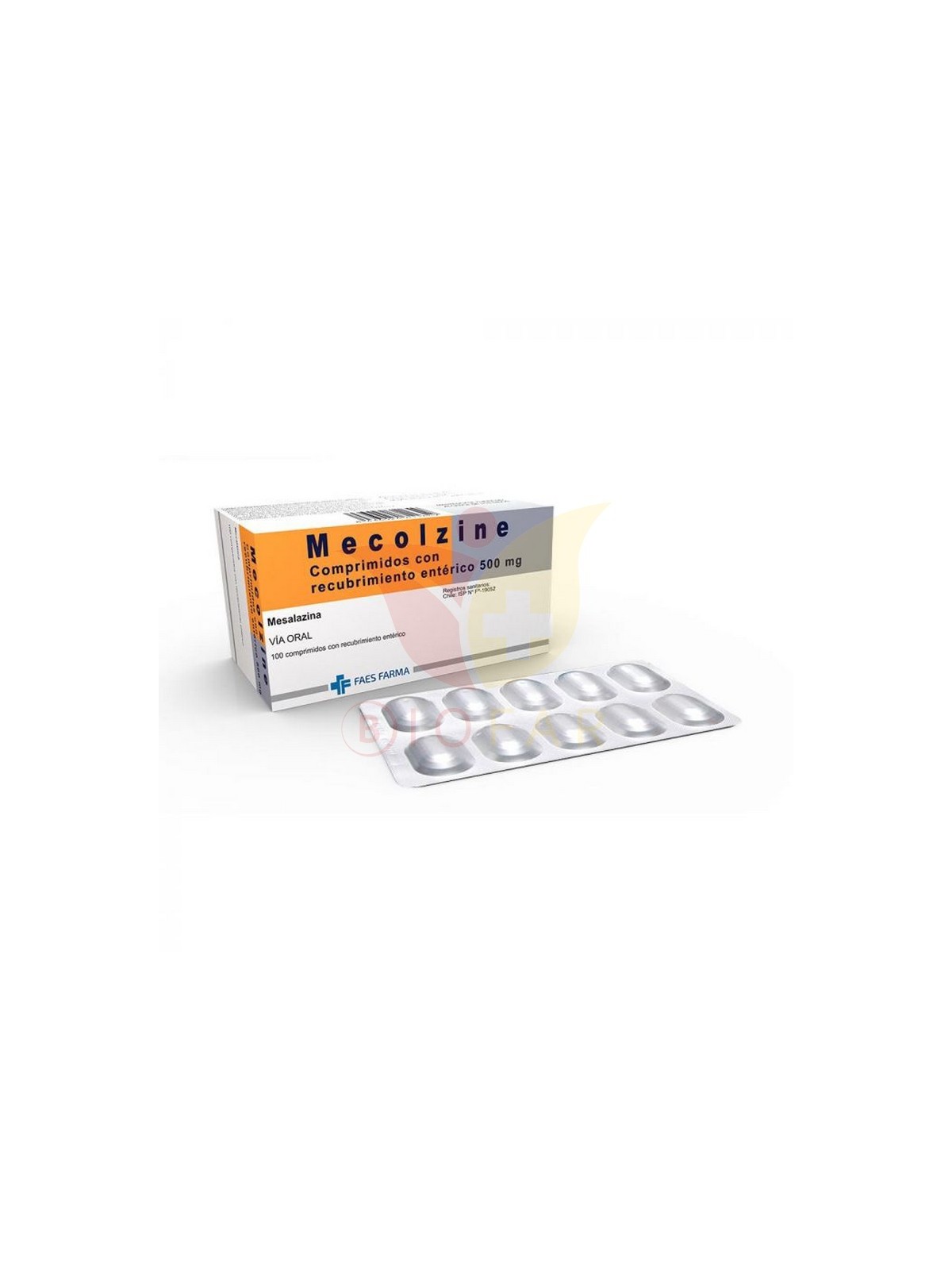 MECOLZINE 500MG X 100 COM