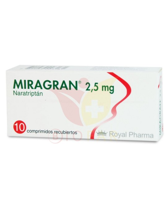 MIRAGRAN  2.5mg X10COM.