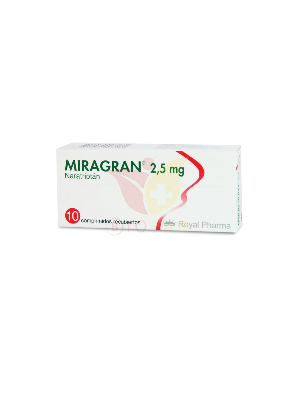 MIRAGRAN  2.5mg X10COM.