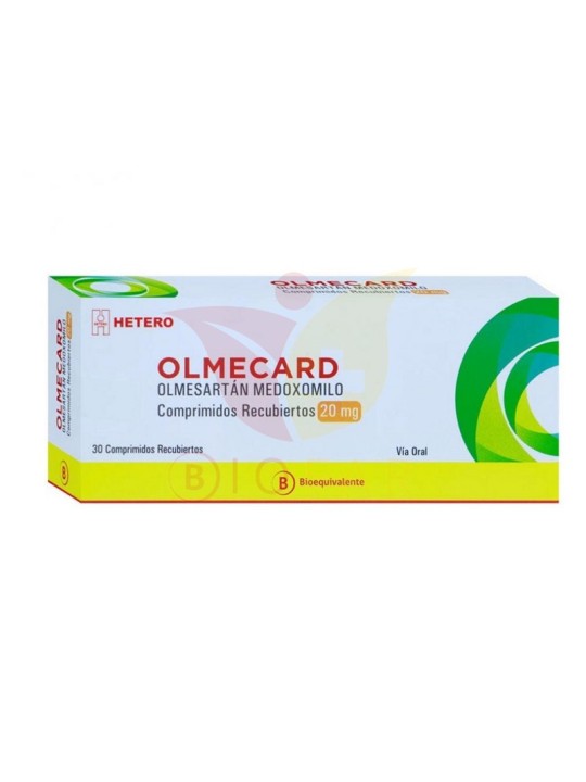 OLMECARD 20MG X 30 COM REC