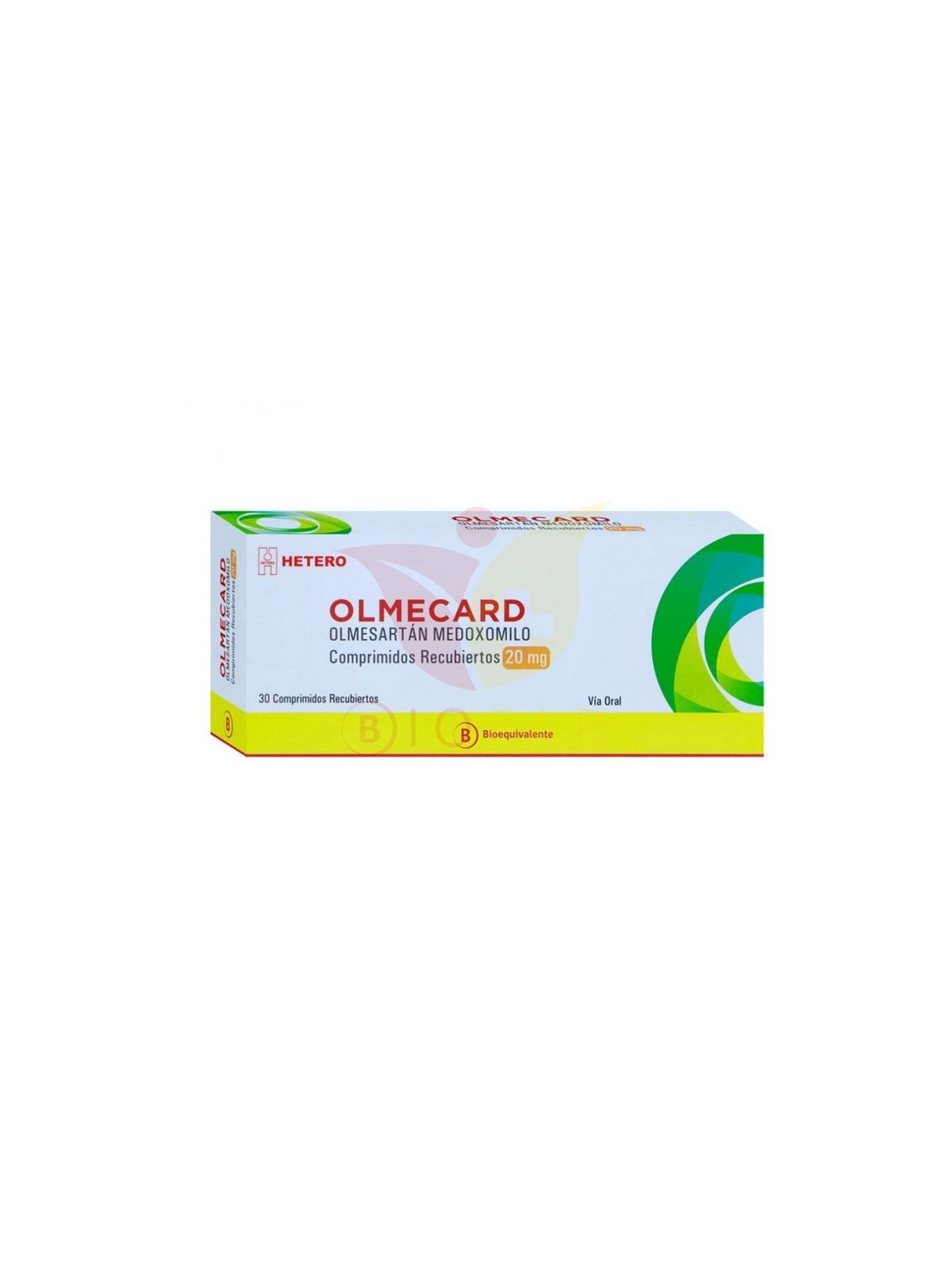 OLMECARD 20MG X 30 COM REC