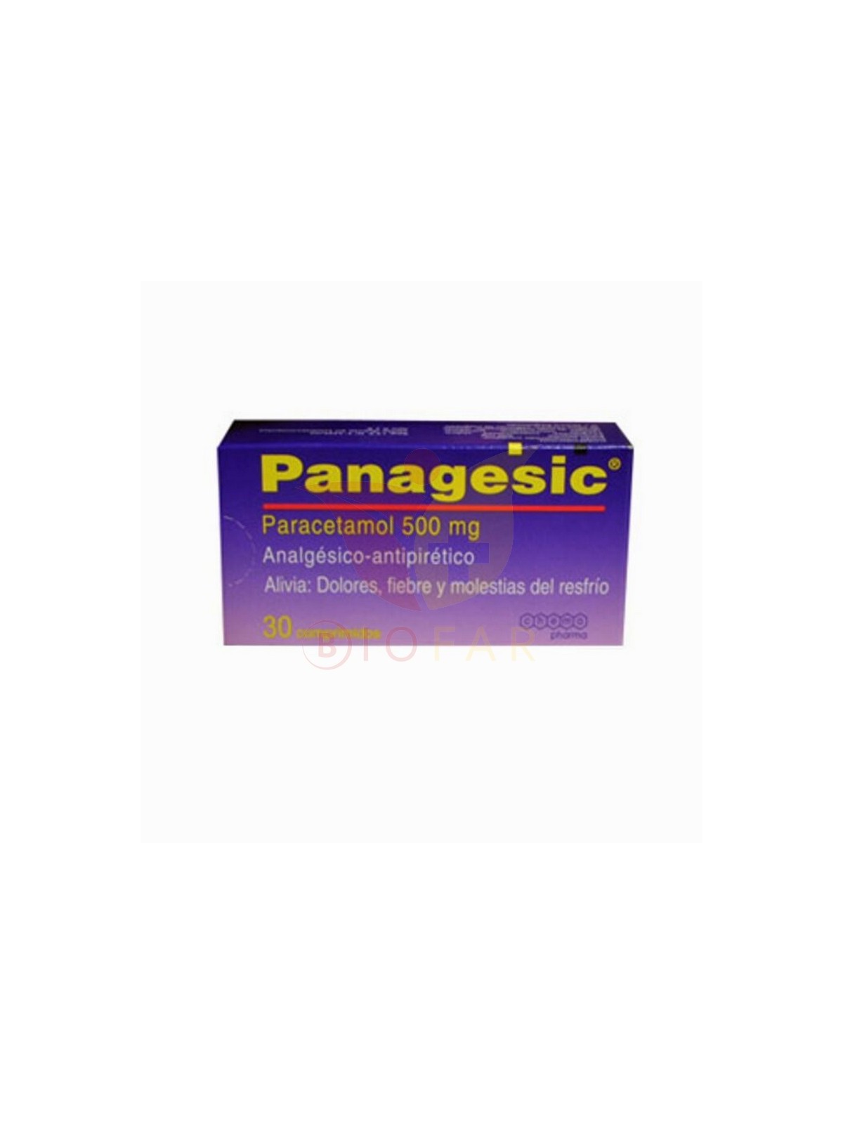 PANAGESIC 500mg  X30COM.