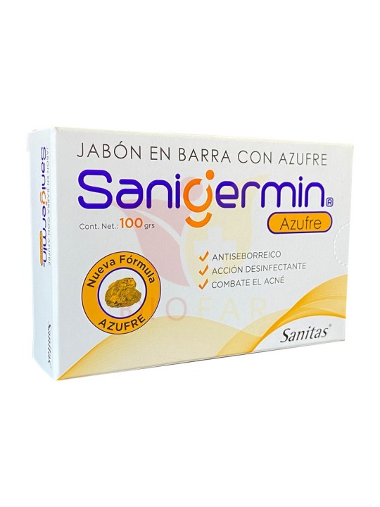 SANIGERMIN AZUFRE JAB 1% X 100 GR