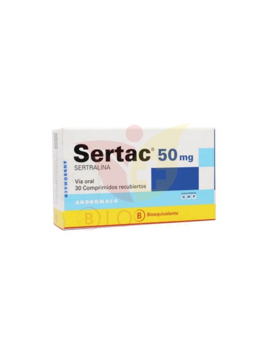 SERTAC 50MG X 30 COM REC