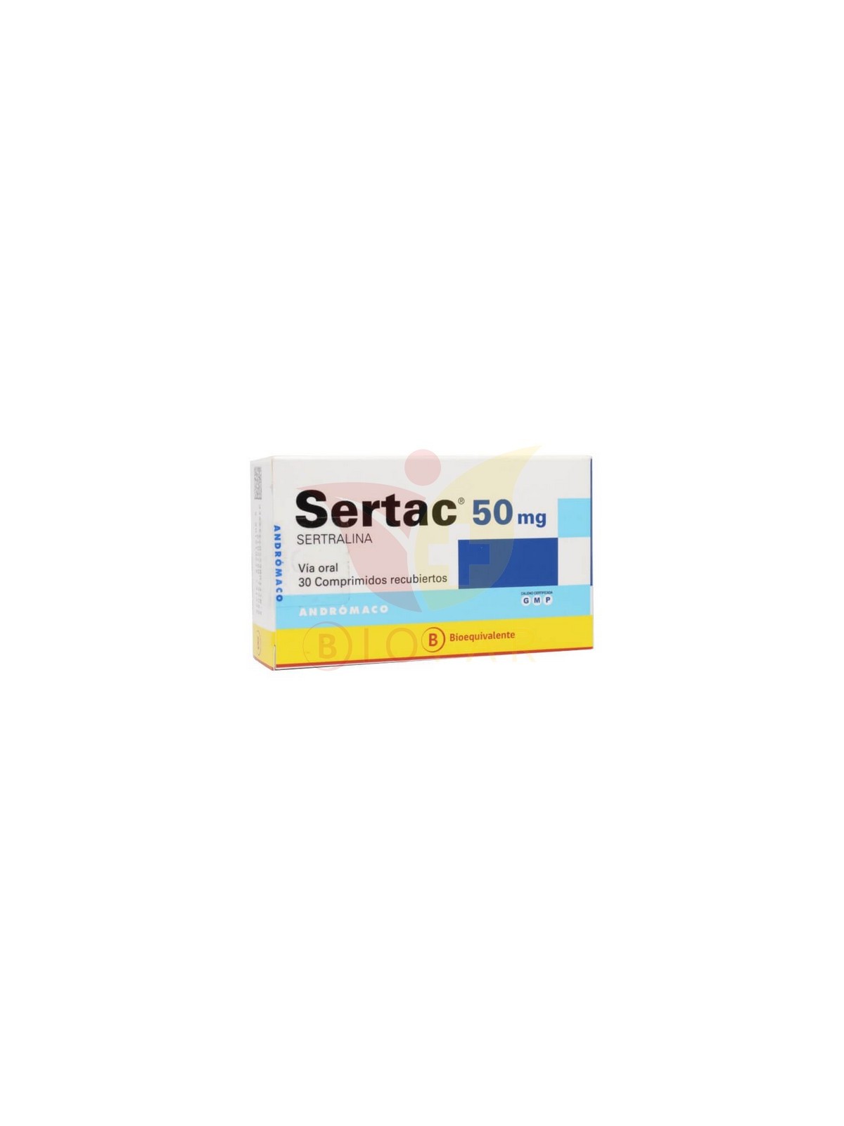 SERTAC 50MG X 30 COM REC