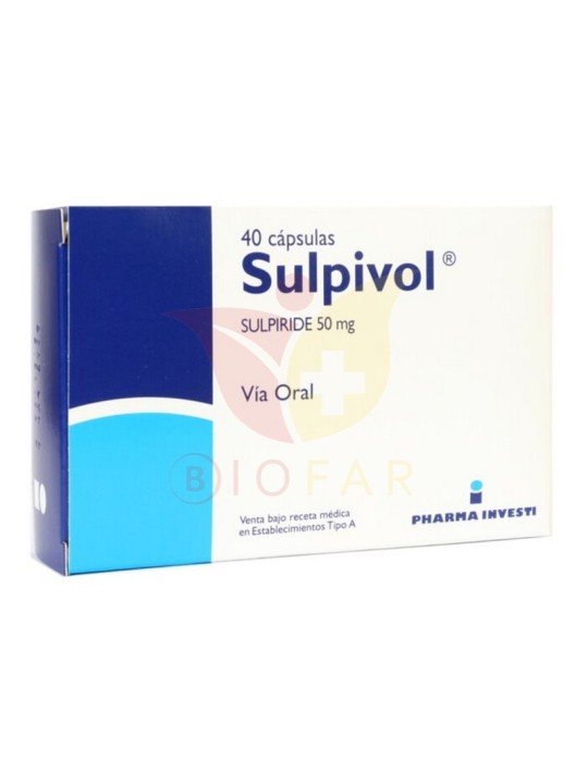 SULPIVOL 50mg X40CAP.