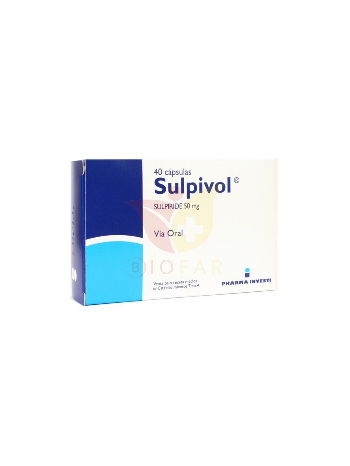 SULPIVOL 50mg X40CAP.