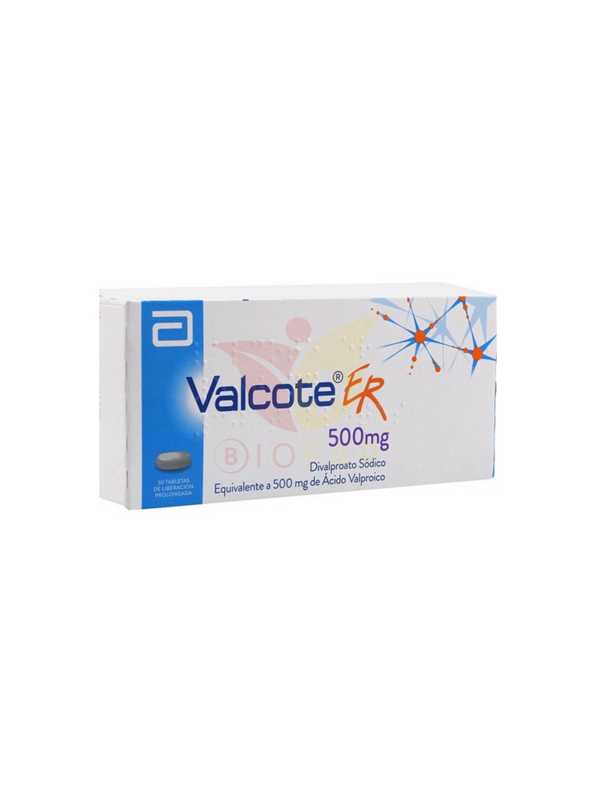 VALCOTE ER  500mg X 50 COM. REC. LIB. PROL