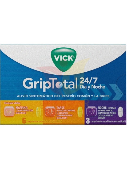 VICK GRIPTOTAL 24/7 X 9 COM.