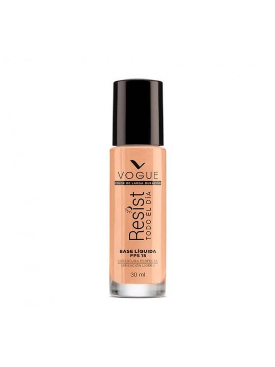 VOGUE BASE DE MAQUILLAJE RESIST FPS 15 AVELLANA