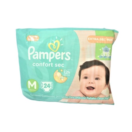 PAMPERS CONFORT SEC M X24