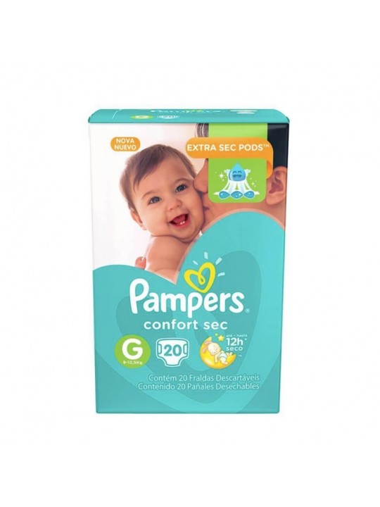 PAMPERS CONFORT SEC G X20