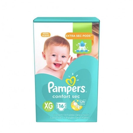 PAMPERS CONFORT SEC XG X16