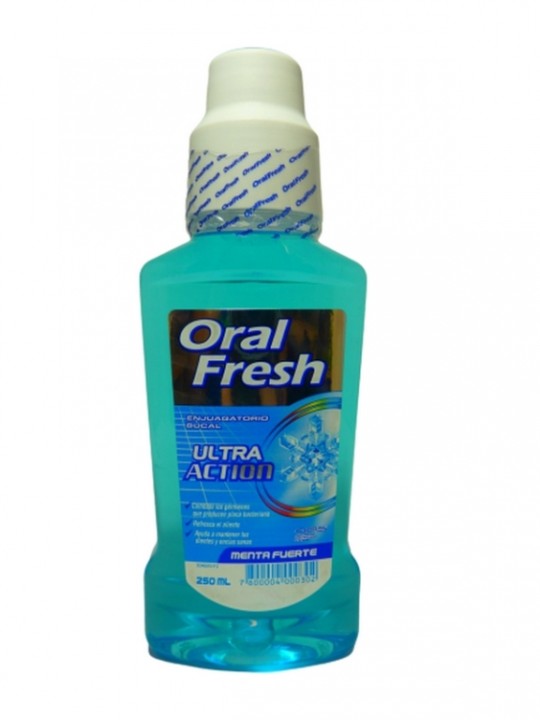 ORAL FRESH ENJ MENTA FUERTE 250ML