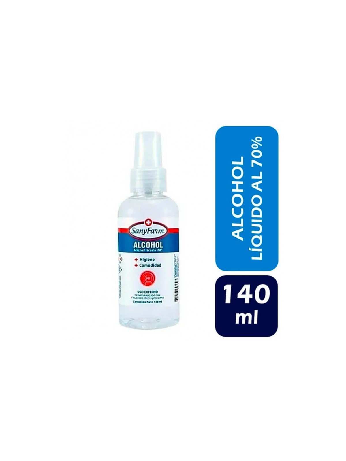 SANY FARMA ALCOHOL 70° 140ML MICROF