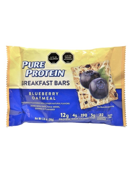 PURE PROT. BREAKFAST BARS BLUEBERRY