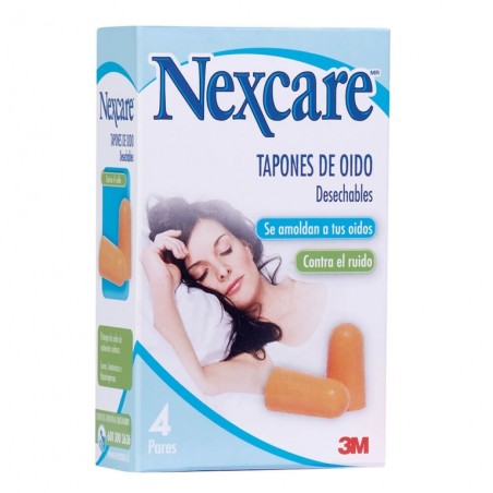 NEXCARE TAPONES OIDO 4 PARES