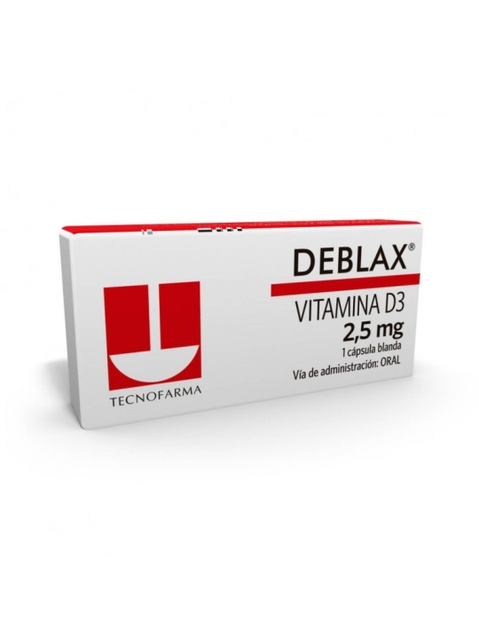 DEBLAX 2,5MG X 1 CAP BLANDA