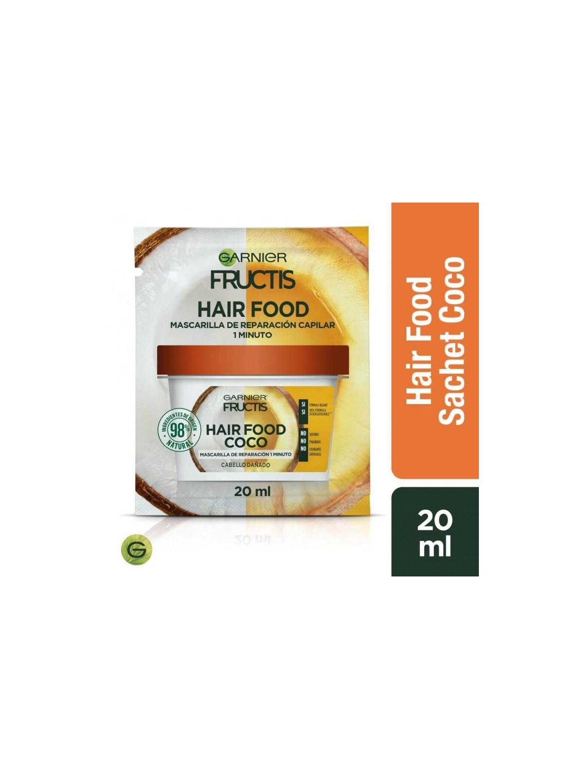 FRUCTIS HAIR FOOD CT COCONUT SCH X 25 GR