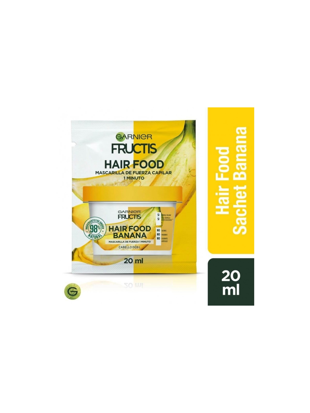 FRUCTIS HAIR FOOD CT BANANA SCH X 20 ML