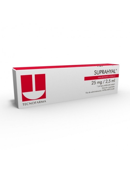 SUPRAHYAL 25MG/2,5ML X 1 JERINGA PRELLENADA