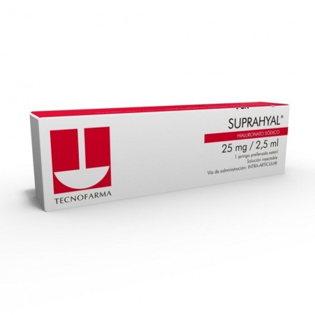 SUPRAHYAL 25MG/2,5ML X 1 JERINGA PRELLENADA